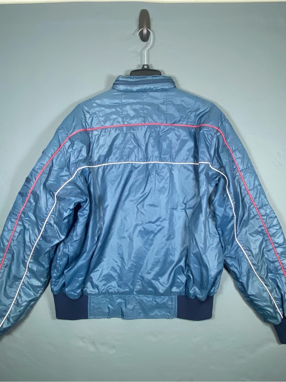 Vintage Style Auto Valvoline Racing Jacket Mens XL Blue Endurance Winner - Picture 3 of 13